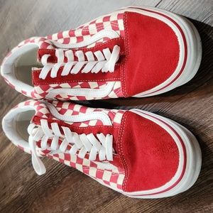 Unisex red van shoe size9/10.5 mens/woman